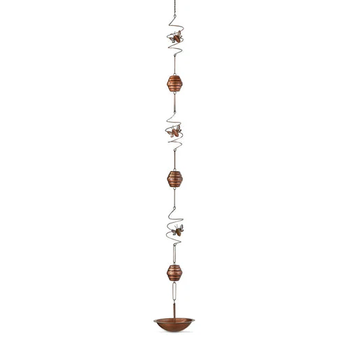 Tag Iron Rain Chain - 8.5' - Image 3