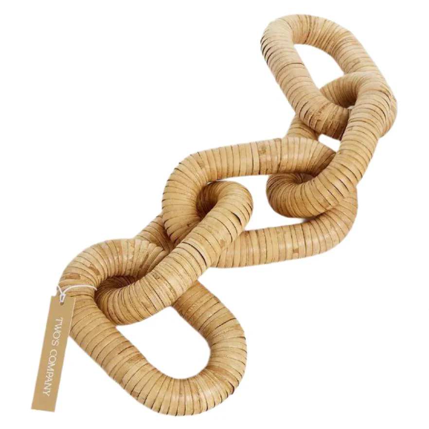 Natural Rattan Chain Links - Image 3