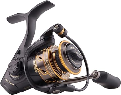 PENN Battle III Spinning Reel - Black Gold - Image 2
