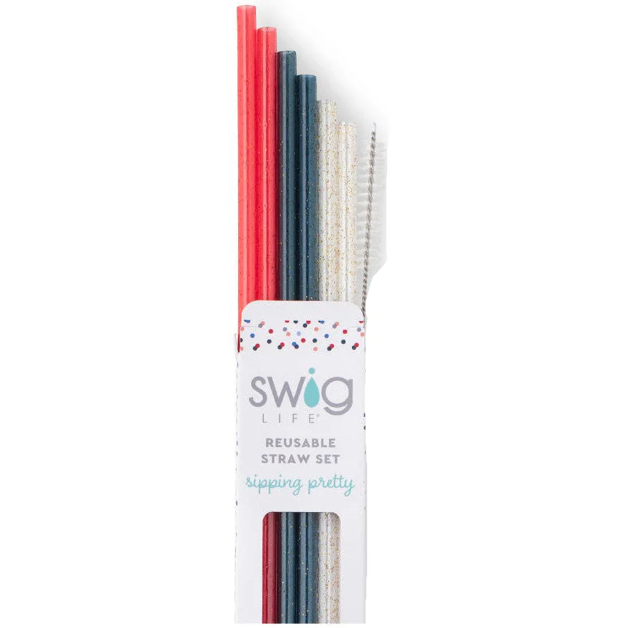Swig Reusable Straw & Cleaner Set - 7 pc. - Image 2