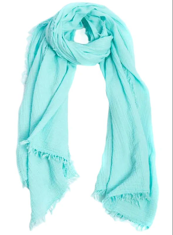 Saachi Cotton Fringed Light Scarves - 39" x 71" - Image 12