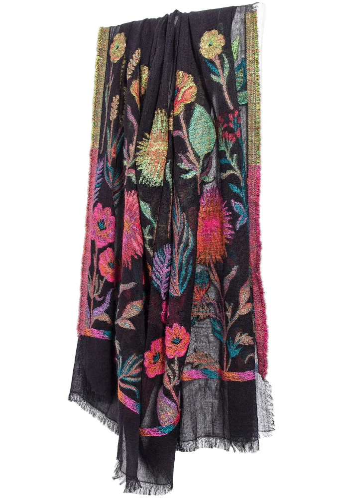 Saachi Cotton Fringed Light Scarves - 39" x 71" - Image 8