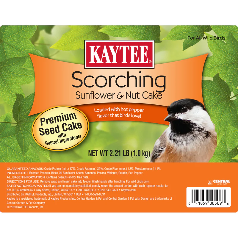 Kaytee Scorching Sunflower Seed & Nut Suet - 6.3 oz. & 2.2 lb. - Image 2