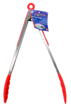 Marlin Silicone-Tipped Stainless Steel Serving Tongs