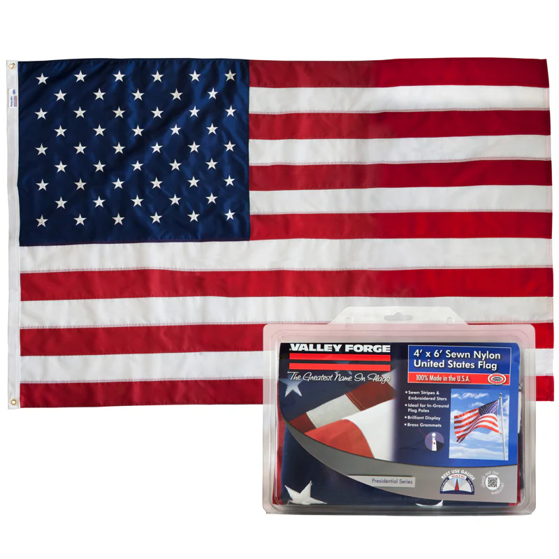 Sewn Nylon American Flag - Image 2