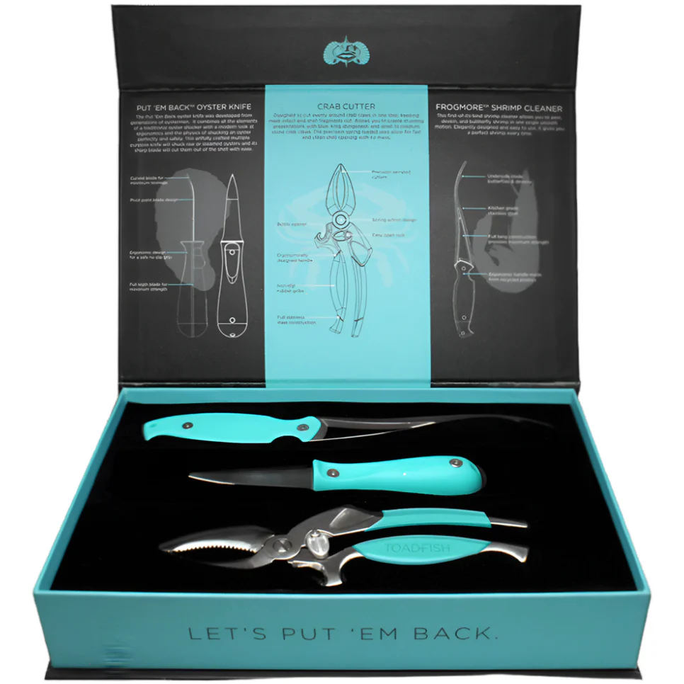 Toadfish Oyster, Crab, & Shrimp Prep Set - 3 pc. - Image 2