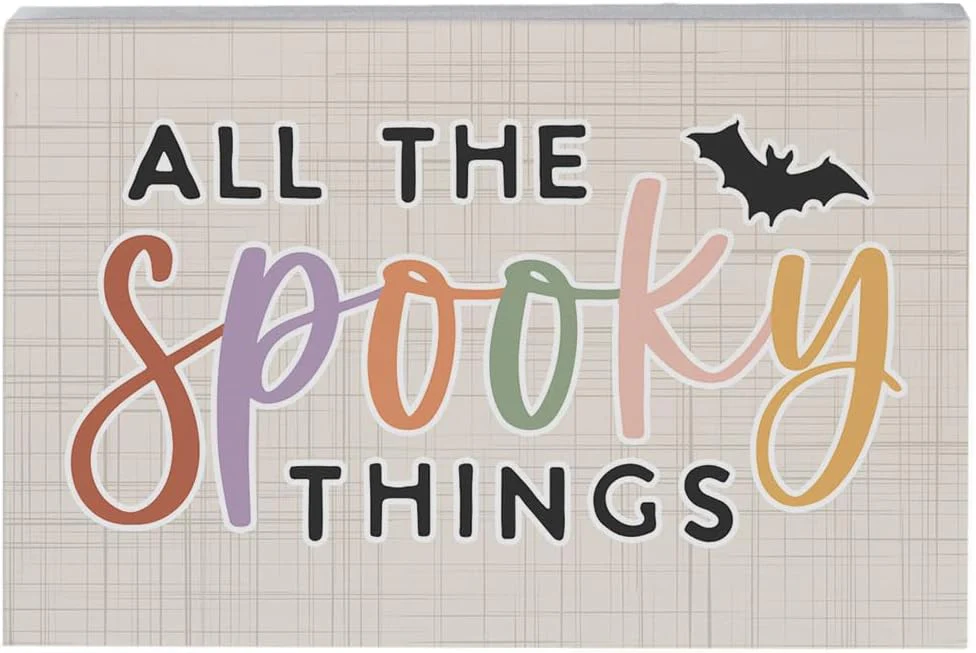 Sincere Surroundings Fall & Halloween Pinewood Blocks - Image 2