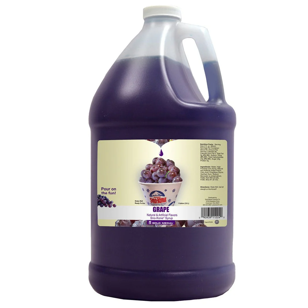 Sno-Kone Shaved Ice Flavoring Syrup - 1 Gal. - Image 2
