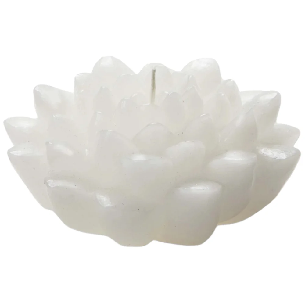 TAG Unscented Paraffin Flower Blossom Candle - 1.5" x 3" - Image 3