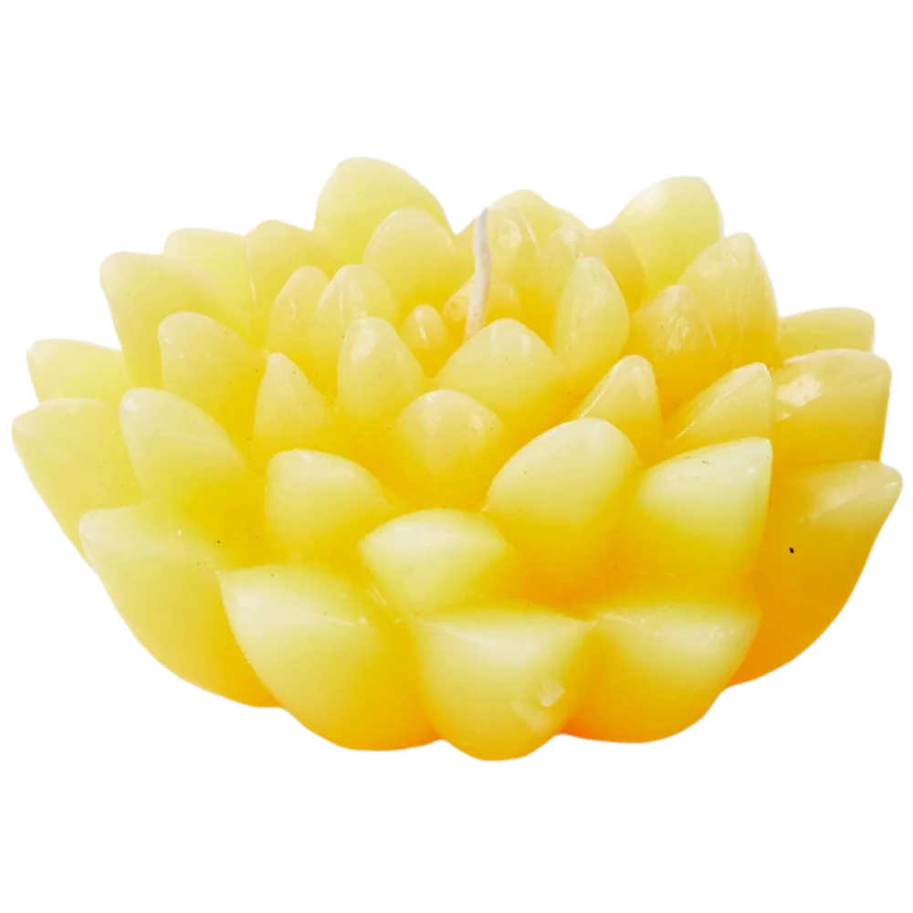 TAG Unscented Paraffin Flower Blossom Candle - 1.5" x 3" - Image 4