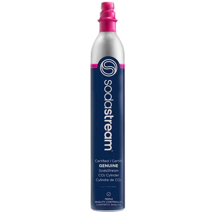 GENUINE Refilled SodaStream CO2 Canisters - 60L (Blue or Pink Label) - Image 2