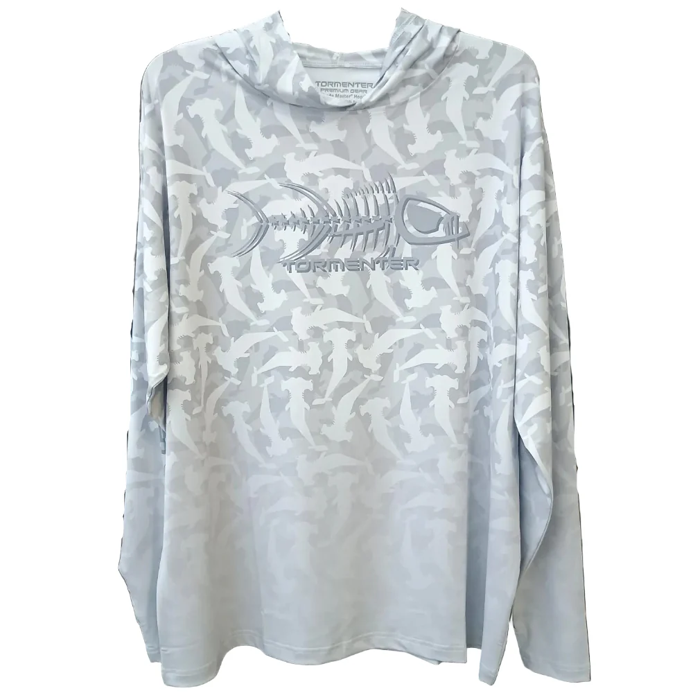Tormenter SPF-50 Performance Hammerhead Camo Hoodies - Image 3