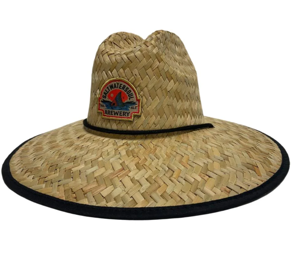 Salt Water Soul Woven Straw Hats w/ Patch - Image 4