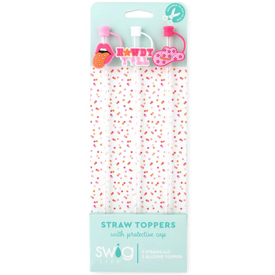Swig Silicone Straw Toppers + Straws - 6 pc. - Image 3