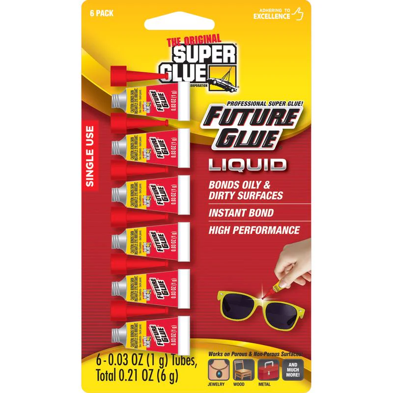 Super Glue All Purpose Glue Single Use Mini Tubes - 6 pc. - Image 2