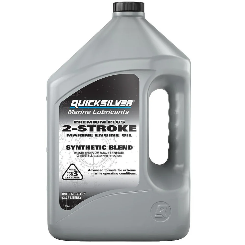 Quicksilver Marine 2-Stroke Synthetic Engine Oil - 1 qt. & 1 gal. - Image 2