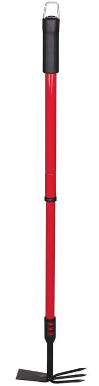 Bond Steel Telescopic 3-Tine Shrub Rake / Hoe - 37"