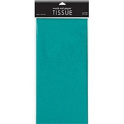Tissue Paper - Peacock Teal - 20" x 30" - 8 pc.