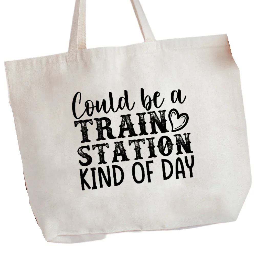 Love You A Latte Cotton Tote Bags - 15" x 16" - Image 6