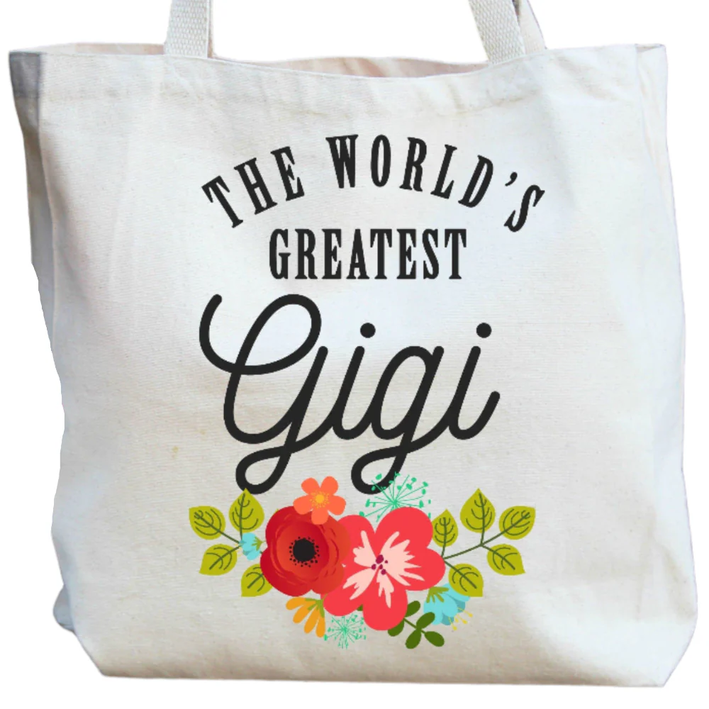 Love You A Latte Cotton Tote Bags - 15" x 16" - Image 7