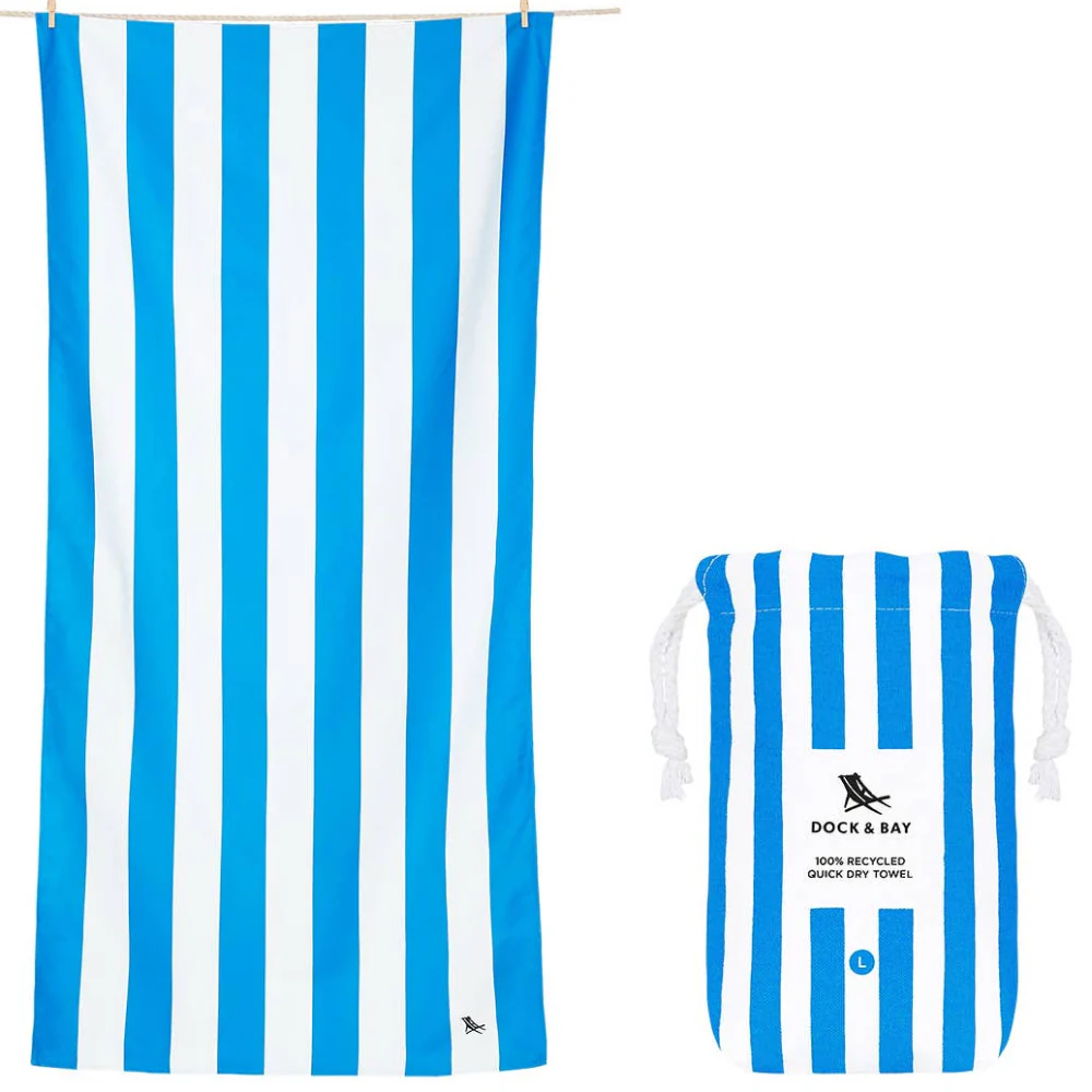 Dock & Bay Quick-Dry Cabana Stripe Beach Towels - 63" x 35" - Image 2