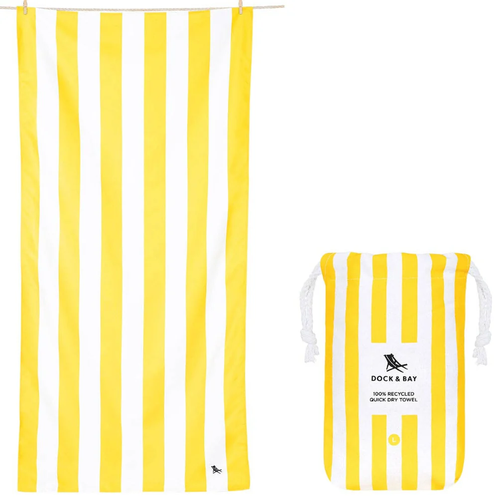 Dock & Bay Quick-Dry Cabana Stripe Beach Towels - 63" x 35" - Image 3