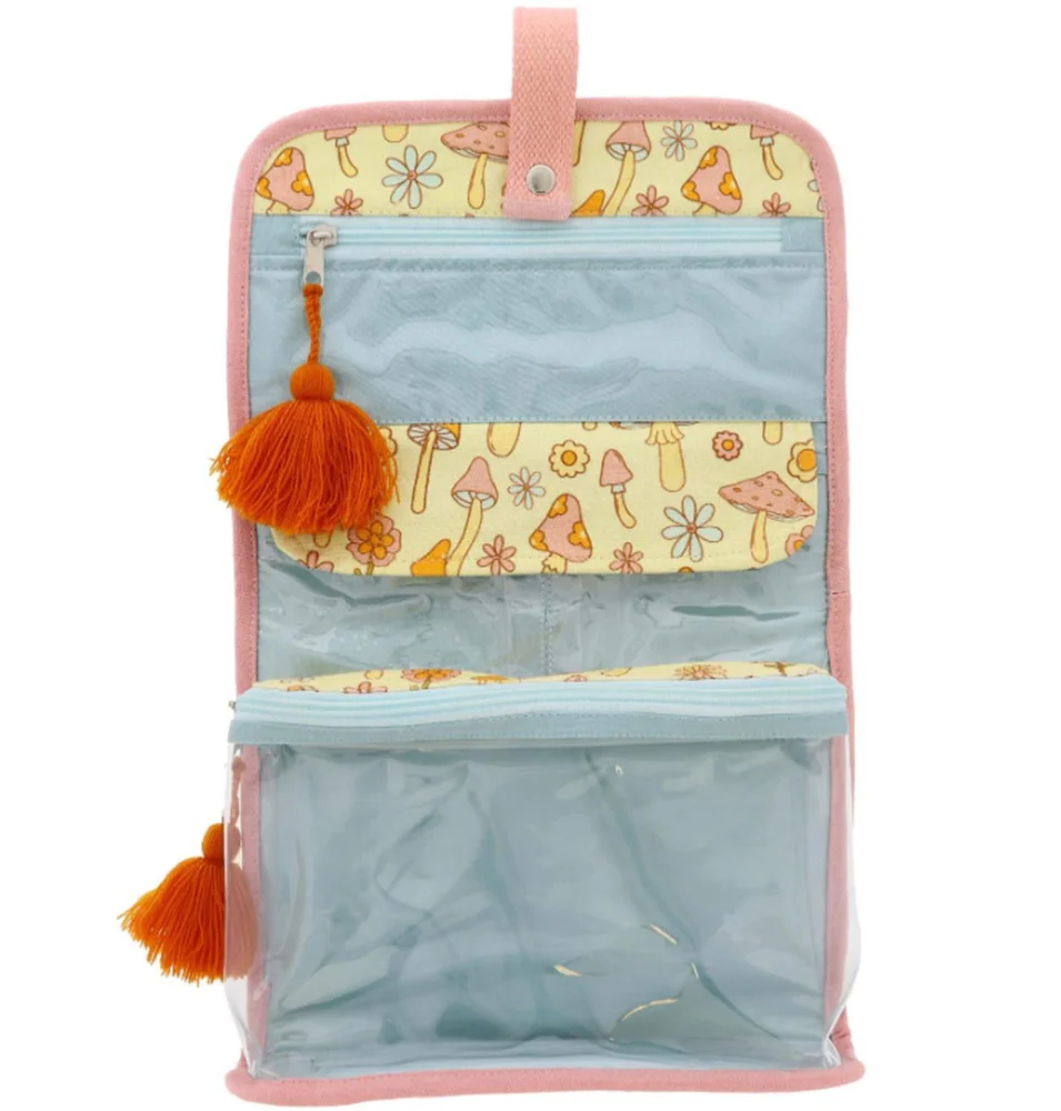 Jane Marie Fold-Out Cotton Travel Bag (Small) - 7" x 16" - Image 2