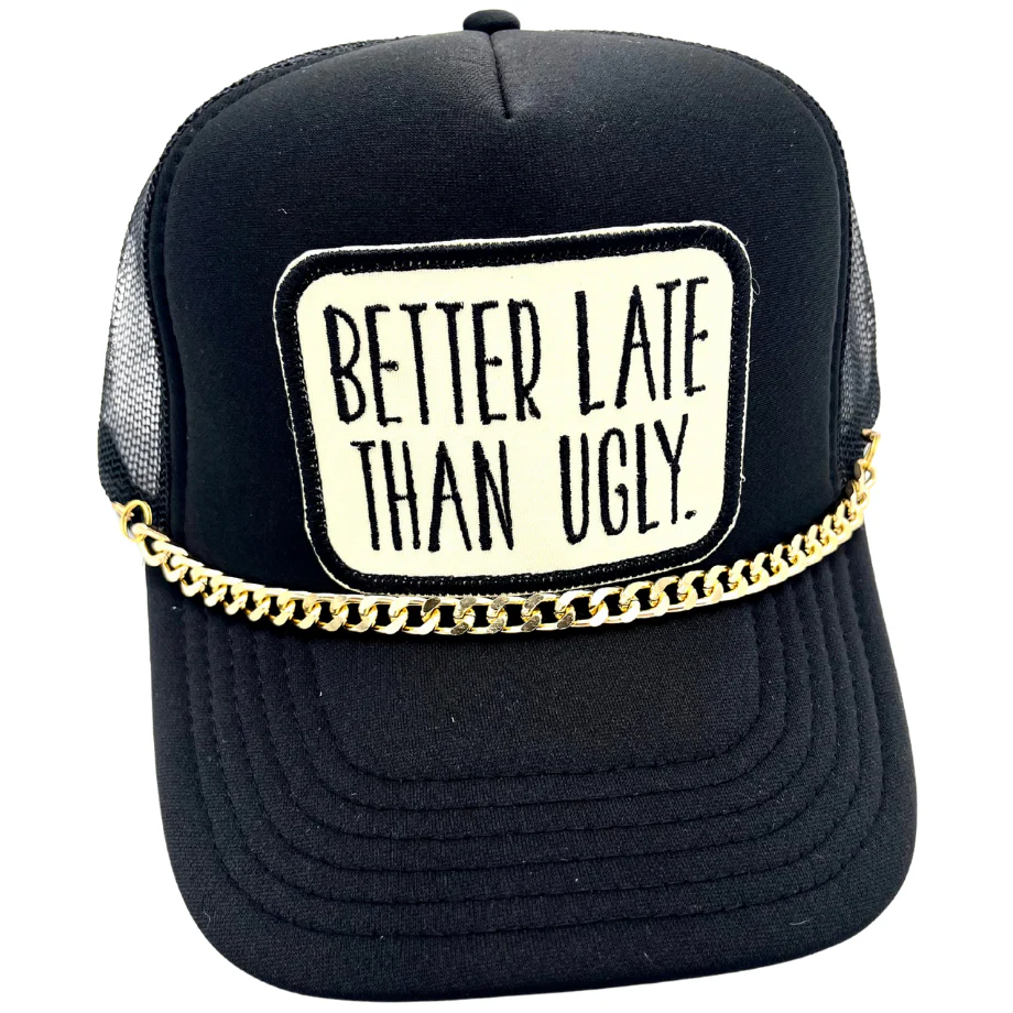 Billie Jane's Funny Embroidered Patch Mesh-Back Trucker Hats - Image 4