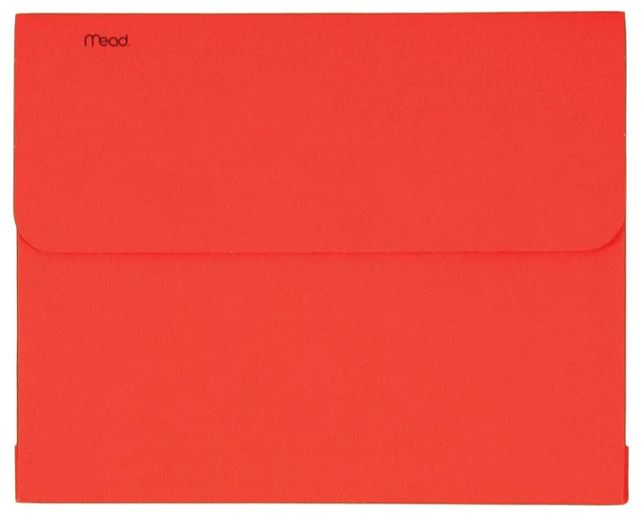 Mead Brite Wallets Velcro File Folder