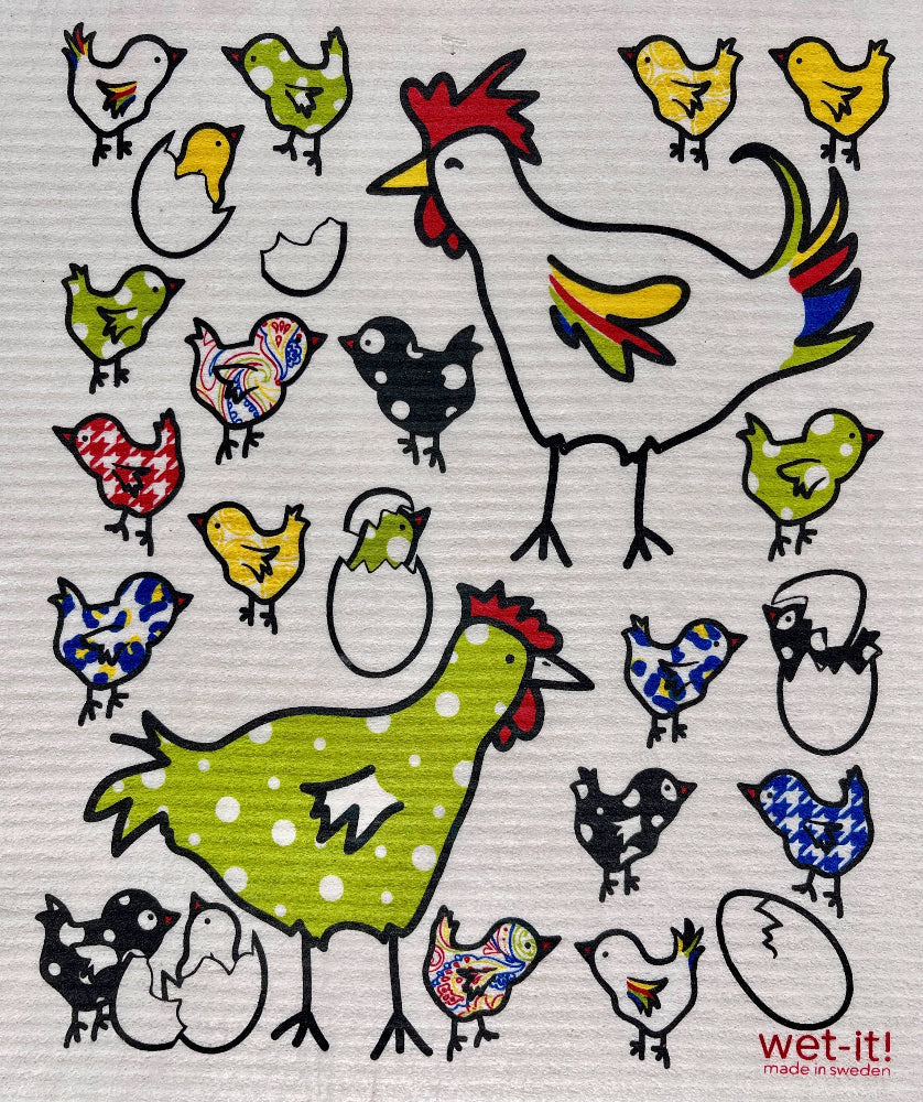 Wet-It! Swedish Cellulose-Blend Dishcloths - 6.75" x 8" - Image 10