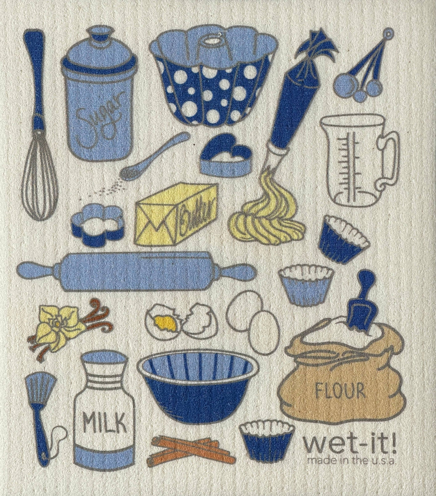 Wet-It! Swedish Cellulose-Blend Dishcloths - 6.75" x 8" - Image 6