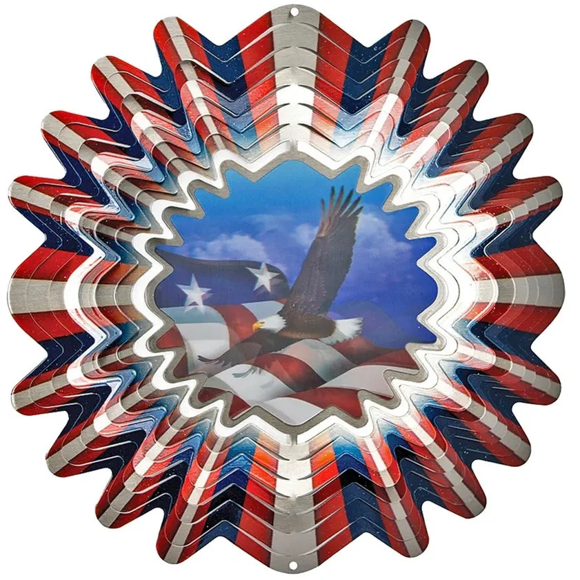 Spinfinity Stainless Steel Wind Spinners - 12" - Image 10