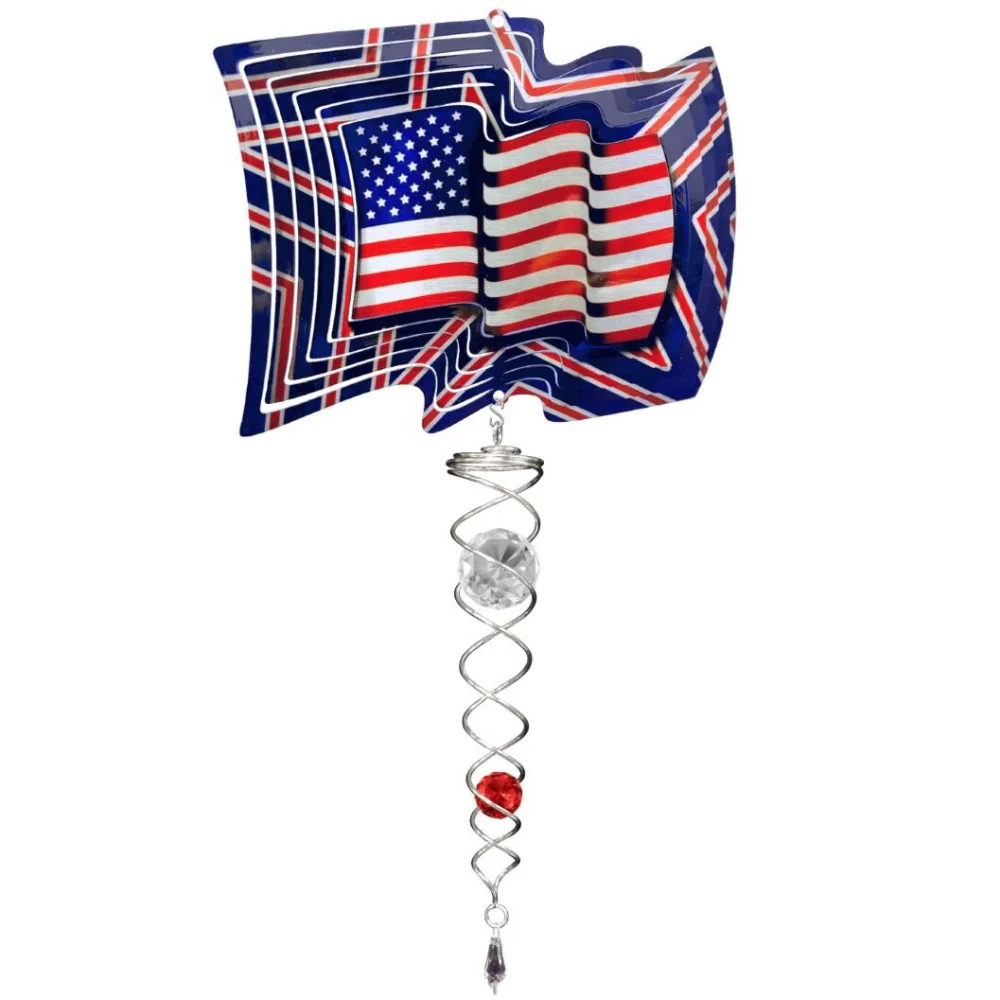 Spinfinity Stainless Steel Mini Wind Spinners w/ Twister Tail - 14" - Image 10