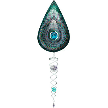 Spinfinity Stainless Steel Mini Wind Spinners w/ Twister Tail - 14" - Image 12