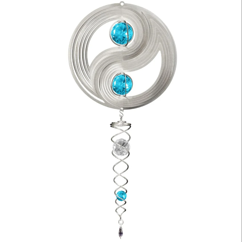 Spinfinity Stainless Steel Mini Wind Spinners w/ Twister Tail - 14" - Image 13
