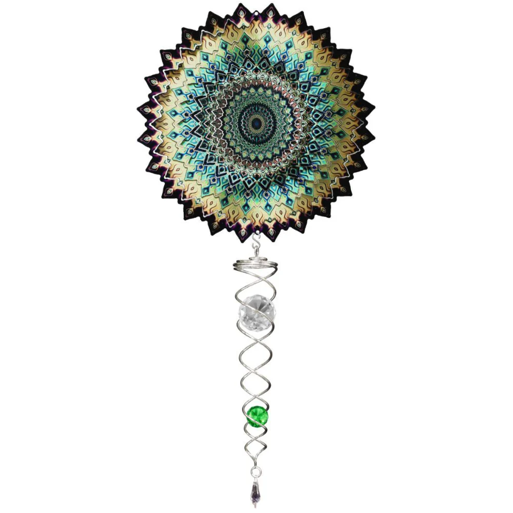 Spinfinity Stainless Steel Mini Wind Spinners w/ Twister Tail - 14" - Image 14