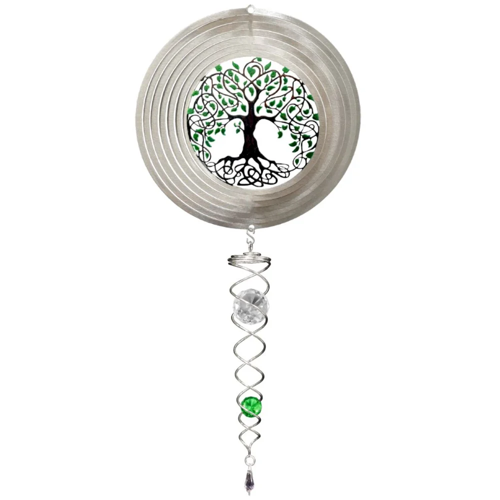 Spinfinity Stainless Steel Mini Wind Spinners w/ Twister Tail - 14" - Image 16
