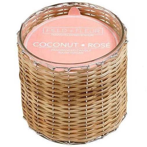 Field+Fleur Soy Wax Wicker Candles - 12 oz. & 21 oz. - Image 3