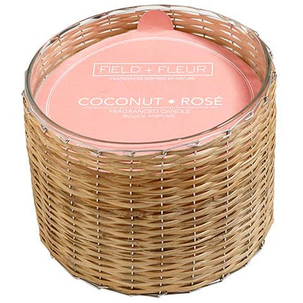 Field+Fleur Soy Wax Wicker Candles - 12 oz. & 21 oz. - Image 9