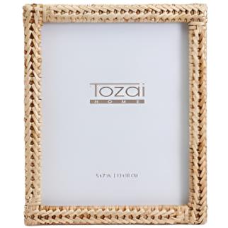 Woven Rattan Bordered Photo Frame - Image 2